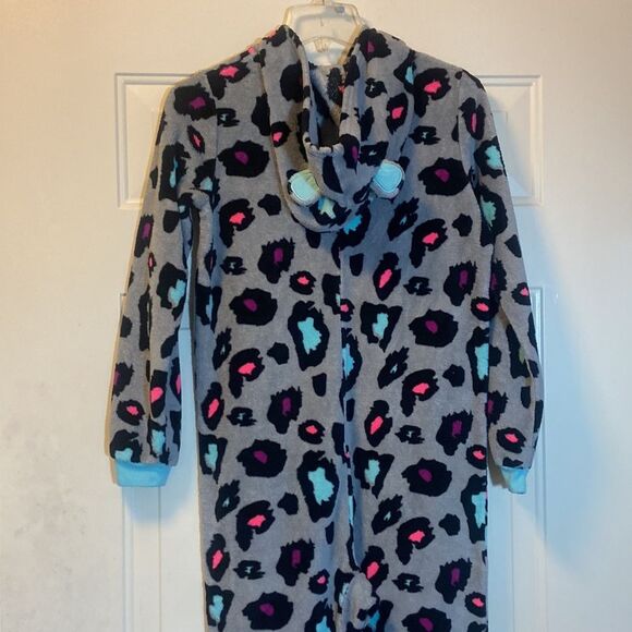 Total Girl Leopard Print Pijamas Junior Size XL 16 - Picture 4 of 16